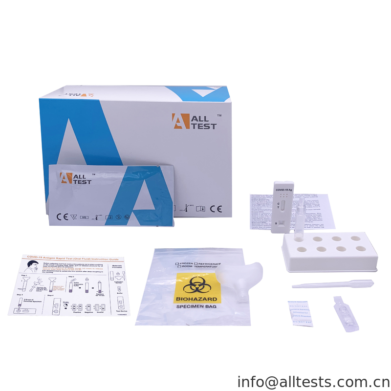 Cassette Oral Fluid ISO13485 Rapid Antigen Test Kit