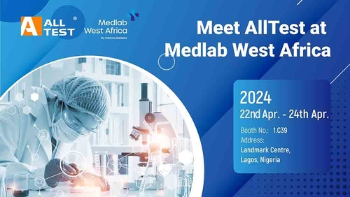 Tin tức công ty mới nhất về Gặp gỡ AllTest tại Medlab Tây Phi