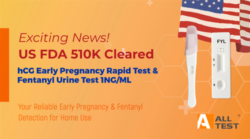 Latest company news about FDA 510 ((k) Được xóa - AllTest: Chẩn đoán mang thai sớm và thuốc đáng tin cậy