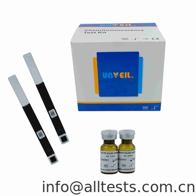 Good price Kháng nguyên ung thư 125 Bộ xét nghiệm CLIA 2.3 - 1000 U/ML Phương pháp kẹp kháng thể kép trực tuyến
