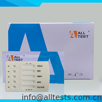Good price Bộ thử nghiệm nhanh bệnh truyền nhiễm Bộ thử nghiệm bệnh hô hấp Adenovirus/RSV/HMPV/HPIV/Huyết cúm trực tuyến