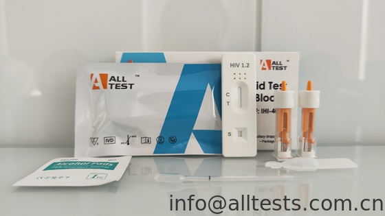 Good price HIV 1.2 Thử nghiệm nhanh Cassette tự kiểm tra Thử nghiệm tại nhà (toàn máu / nước tiểu / chất lỏng miệng) trực tuyến