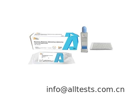 Good price Norovirus Rotavirus Adenovirus và Astrovirus Thử nghiệm nhanh đối với mẫu phân của con người Thử nghiệm bệnh truyền nhiễm nhanh trực tuyến