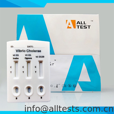 Good price Xét nghiệm bệnh truyền nhiễm Khám phá nhanh Vibrio cholerae O1 O139 trong phân người Chromatographic immunoassay trực tuyến