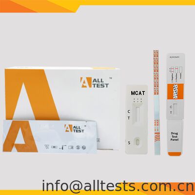 Giá tốt. Bộ xét nghiệm bề mặt MCAT (Methcathinone) với kết quả trong 5 phút, ngưỡng phát hiện 500 ng/mL và dễ dàng đọc kết quả bằng mắt thường trực tuyến