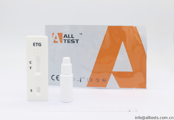 Good price Thử nghiệm nhanh 500ng để phát hiện Rượu Ethyl Glucuronide trong máu Toàn người / Huyết thanh / Huyết tương với CE trực tuyến