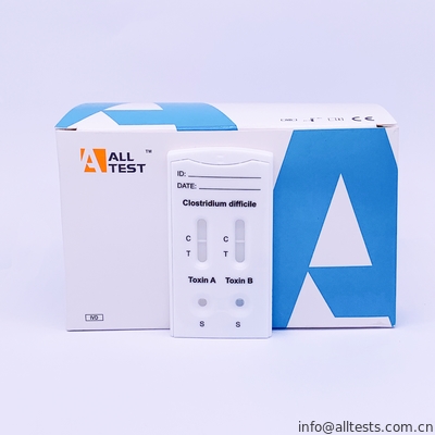 Good price CE Xét nghiệm miễn dịch lưu lượng dòng chảy bên Clostridium difficile Toxin A + Toxin B Combo Thử nghiệm nhanh trực tuyến