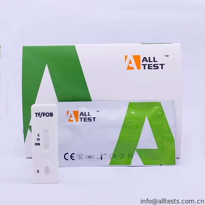 Good price Xét nghiệm chẩn đoán nhanh máu Người phát hiện định tính Hemoglobin / Transferrin với CE trực tuyến