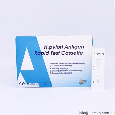 Good price H.Pylori Kháng nguyên xét nghiệm nhanh Cassette Xét nghiệm miễn dịch dòng chảy bên trực tuyến