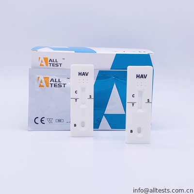 Good price Huyết thanh / HAV IgM Bộ xét nghiệm nhanh Một bước với độ đặc hiệu cao trực tuyến