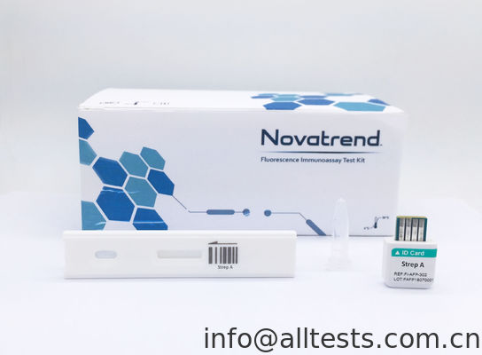 Giá tốt. Bộ xét nghiệm Streptococcus pyogenes độ nhạy cao Sử dụng bởi Novatrend Phân tích xét nghiệm miễn dịch huỳnh quang trong bệnh phẩm ở người trực tuyến