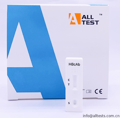 Good price Bộ dụng cụ xét nghiệm nhanh ISO13485 / CE HBcAb để phát hiện Kháng thể lõi viêm gan B (HBcAb) trong huyết thanh hoặc huyết tương trực tuyến