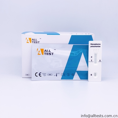 Good price AllTest Mycoplasma Viêm phổi IgM Kháng thể dòng chảy Xét nghiệm miễn dịch nội soi Xét nghiệm nhanh trực tuyến
