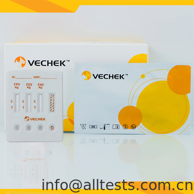 Good price Bộ dụng cụ xét nghiệm nhanh kháng thể Feline FPV / FCV / FHV Huyết thanh / Huyết tương trực tuyến