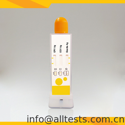 Good price Bộ thử nghiệm chẩn đoán nhanh cho CPV CCV Giardia Lamblia trong phân sử dụng thú y trực tuyến