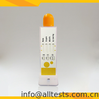 Good price Rotavirus Cryptosporidia Coronavirus E. Coli Antigen Combo Rapid Test mẫu phân trực tuyến