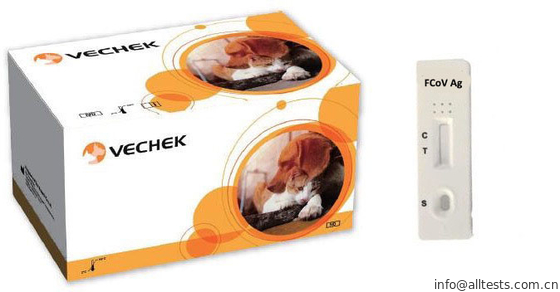 Good price Bộ dụng cụ xét nghiệm nhanh đáng chú ý Feline Coronavirus Ag Thử nghiệm với độ chính xác cao trực tuyến
