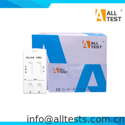 Giá tốt. IFH5-525 -- Bộ xét nghiệm nhanh kết hợp kháng nguyên Cúm A/B+H5N1 (Tăm bông) trực tuyến