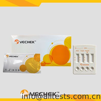 Giá tốt. Test nhanh kháng nguyên Rotavirus, Cryptosporidia, Giardia Lamblia dạng cassette dùng cho phân, thời gian đọc 10 phút, độ chính xác cao trực tuyến