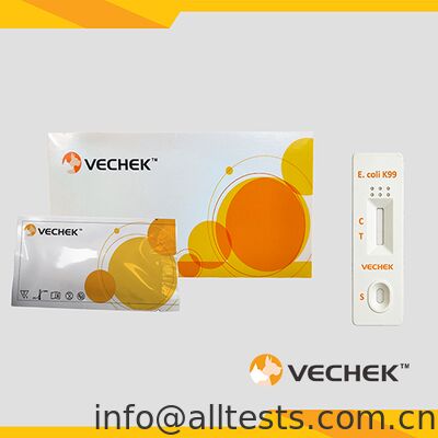 Giá tốt. Cassette thử nghiệm nhanh kháng nguyên E.coli bò cho phân 10 phút Thời gian đọc Độ chính xác cao Hoạt động đơn giản trực tuyến