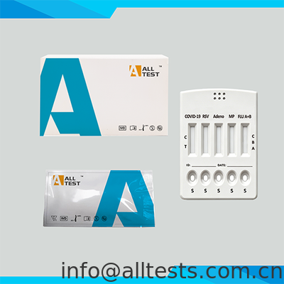 Giá tốt. COVID-19/FLU A+B/RSV/Adenovirus/M. pneumoniae Antigen Combo Rapid Test Kit với thời gian đọc 10 phút, độ chính xác cao và giải thích trực quan dễ dàng trực tuyến