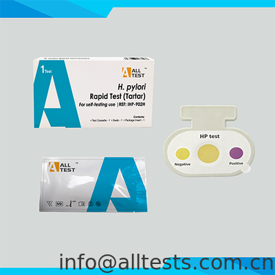Giá tốt. Que thử nhanh H. pylori dùng để tự xét nghiệm với thời gian đọc kết quả 3 phút, dễ dàng diễn giải bằng mắt thường và độ chính xác cao trực tuyến