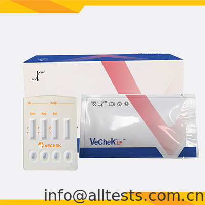 Giá tốt. Thử nghiệm nhanh trên lợn Combo Cassette cho Clenbuterol Ractopamine Salbutamol với thời gian đọc 10 phút Độ chính xác cao và hoạt động đơn giản trực tuyến