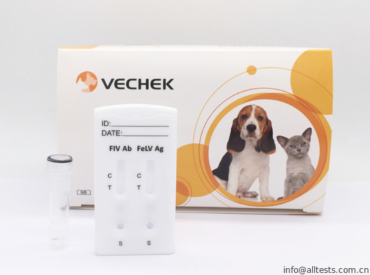 Good price Fiv Kháng thể + Felv Kháng nguyên Combo Băng thử nghiệm nhanh, Bộ xét nghiệm ma túy nhanh trực tuyến