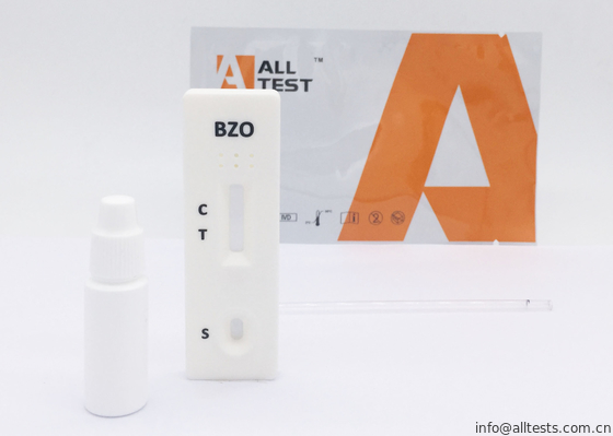Good price Bộ xét nghiệm lạm dụng ma túy Oxazepam BZO Một bước Cassette OEM ISO13485 / CE trong máu toàn phần / huyết thanh / huyết tương trực tuyến