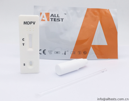 Good price Bộ dụng cụ xét nghiệm nhanh toàn bộ máu / huyết thanh / huyết tương MDPV One Step / Dipstick định tính và sơ bộ trực tuyến