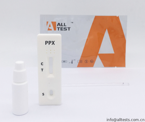 Good price Độ nhạy và độ đặc hiệu cao 300ng / ml PPX toàn bộ máu / huyết thanh / huyết tương Bộ xét nghiệm lạm dụng thuốc PPX OEM trực tuyến