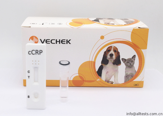 Good price Cassette Bộ xét nghiệm chẩn đoán nhanh Độ chính xác Canine CRP Test trực tuyến