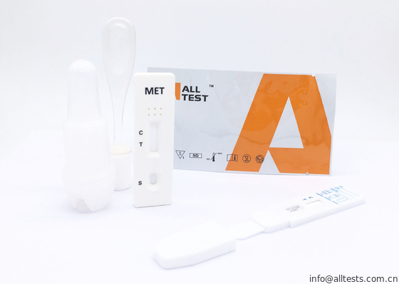 Good price Bộ xét nghiệm lạm dụng thuốc Methamphetamine MET, Thử nghiệm nhanh một bước cho các điều kiện y tế trực tuyến