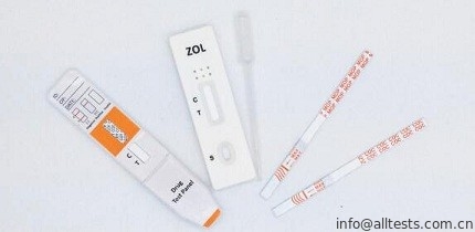 Good price Bộ xét nghiệm lạm dụng ma túy chất lượng cao ZOL Băng thử nhanh / que thử / bảng trong nước tiểu trực tuyến