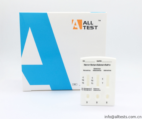 Good price CE Rdt Kit Norovirus Rotavirus Thử nghiệm chẩn đoán kết hợp Adenovirus và Astrovirus trực tuyến