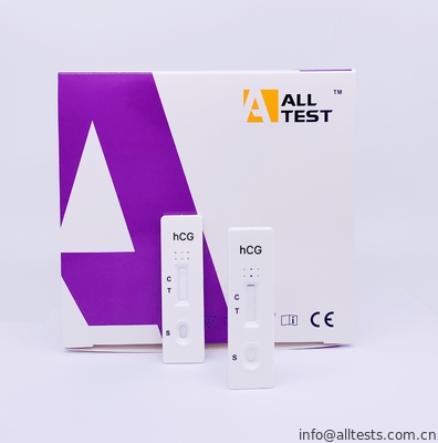 Good price Thử nghiệm thuận tiện một bước Cassette 99,8% HCG Mang thai một bước với độ nhạy cao trực tuyến