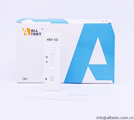 Good price Xét nghiệm miễn dịch dòng chảy bên hông HSV 1/2 IgG Thử nghiệm nhanh cho huyết thanh hoặc huyết tương trực tuyến