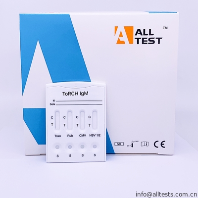 Good price ToRCH IgM Combo Xét nghiệm nhanh Cassette Miễn dịch sắc ký nhanh trực tuyến