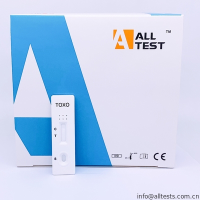 Good price Độ nhạy cao Toxo IgM Thử nghiệm nhanh Cassette Bộ xét nghiệm nhanh cho toàn bộ máu người trực tuyến