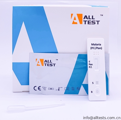 Good price Độ đặc hiệu cao Sốt rét Pf / Pan.  Kiểm tra nhanh Cassette / Kit trong máu trực tuyến
