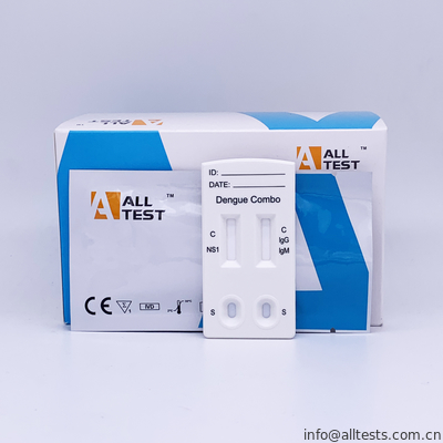 Good price Bộ dụng cụ xét nghiệm nhanh kết hợp sốt xuất huyết IgG / IgM và NS1 được đặc trưng bởi cơn sốt đột ngột trực tuyến