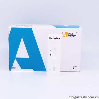 Good price H. pylori Kháng thể xét nghiệm nhanh băng (huyết thanh / huyết tương) với CE trực tuyến