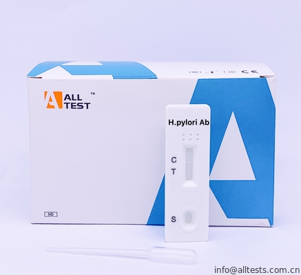 Good price H. pylori Kháng thể xét nghiệm nhanh băng (Toàn bộ máu / huyết thanh / huyết tương) với CE trực tuyến