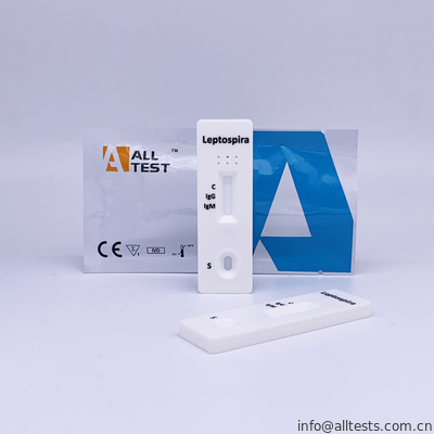 Good price Leptospira IgG / IgM Thử nghiệm nhanh Cassette (Toàn bộ máu / Huyết thanh / Huyết tương) với CE trực tuyến