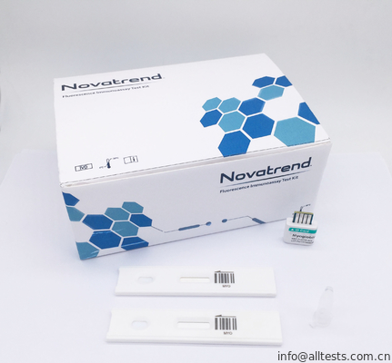 Good price Bộ xét nghiệm chẩn đoán Myoglobin Sử dụng Máy phân tích xét nghiệm miễn dịch huỳnh quang bằng Novatrend Trong toàn bộ máu / huyết thanh / huyết tương của con người trực tuyến