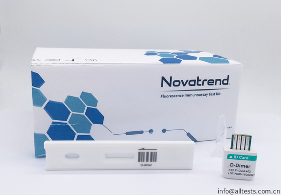 Good price Xét nghiệm chẩn đoán D-Dimer Sử dụng bằng máy phân tích xét nghiệm miễn dịch huỳnh quang Novatrend Trong toàn bộ máu / huyết thanh / huyết tương của con người trực tuyến