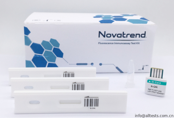 Good price Thuận tiện Lipocalin liên quan đến gelatinase (NGAL) Sử dụng bởi Novatrend Phân tích xét nghiệm miễn dịch huỳnh quang trực tuyến