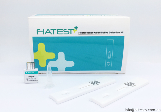 Good price Bộ xét nghiệm Streptococcus pyogenes độ nhạy cao Sử dụng bởi máy phân tích xét nghiệm miễn dịch huỳnh quang Fiatest GO trong bệnh phẩm ở người trực tuyến