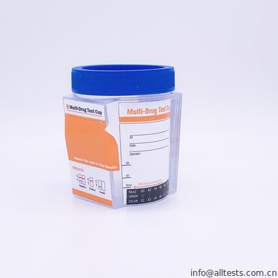 Good price Chẩn đoán lạm dụng thuốc thuận tiện Thử nghiệm nhanh nhiều loại thuốc Thử nghiệm nước tiểu 1 bước A5 trực tuyến
