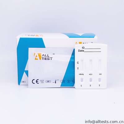 Good price HBsAg / HCV / HIV Combo thử nghiệm nhanh chóng với mẫu huyết thanh / huyết tương trực tuyến
